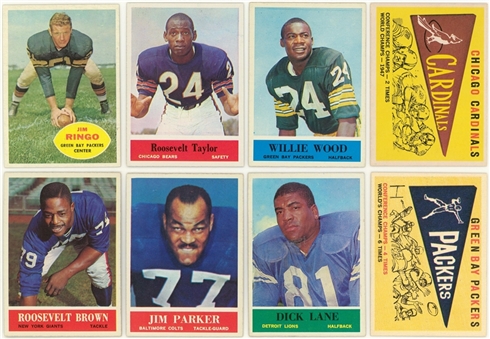 1954-1969 Topps and Assorted Brands Football Collection (100 Different)